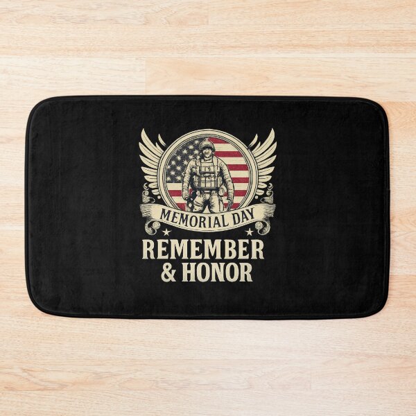 Item preview, Memorial Day Remember Honor Vintage Patriotic American Flag designed and sold by diyoor.