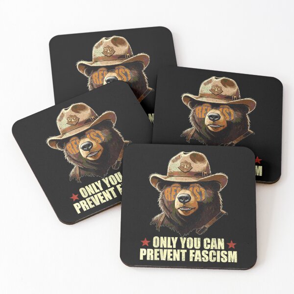 Item preview, Only You Can Prevent Fascism Bear Resist National Parks designed and sold by GrulkeNedrow.