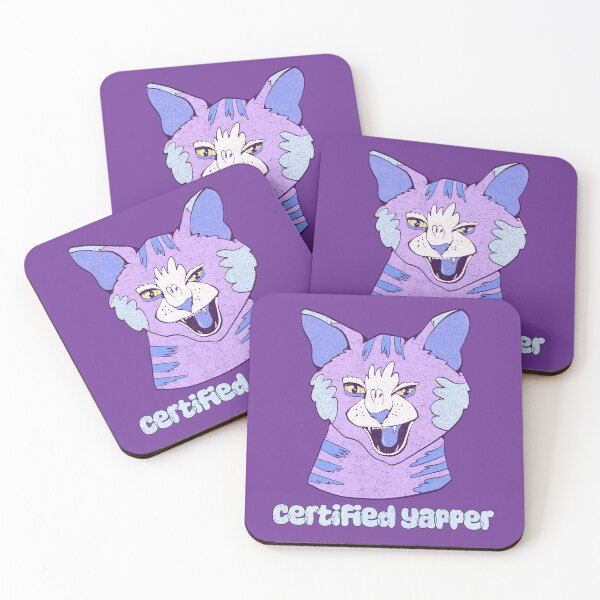 Item preview, certified yapper cat designed and sold by crestfallenmermaid.