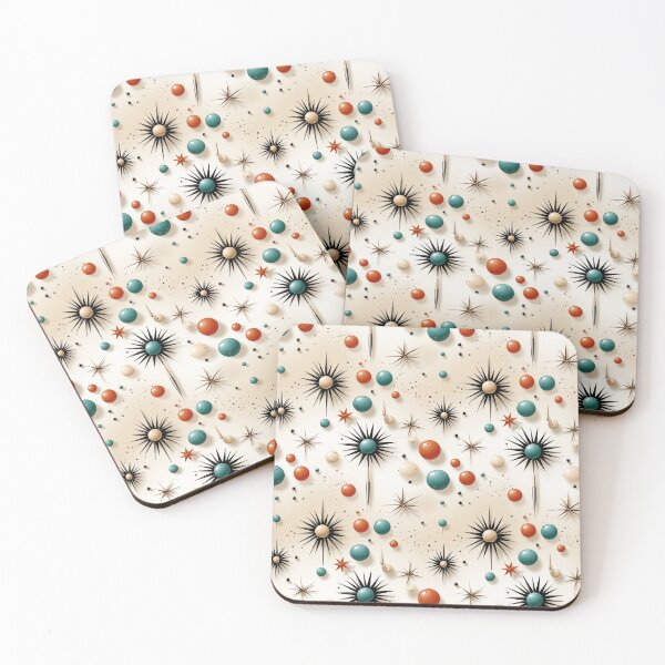 Item preview, Atomic Orbit: Mid-Century Modern Space Pattern designed and sold by Skolyak.