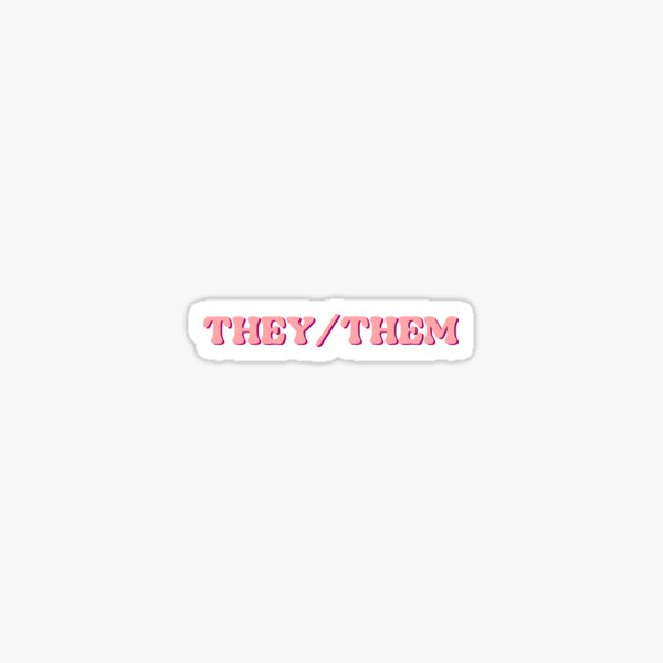 Item preview, Pink They/Them  designed and sold by motherofceres.