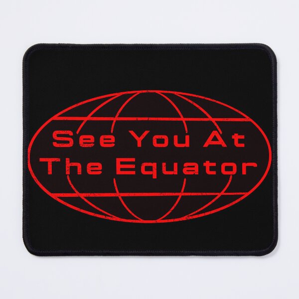 Item preview, black and red severance lumon logo see you at the equator designed and sold by crestfallenmermaid.