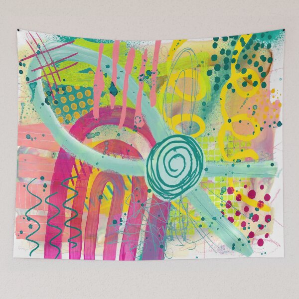 Item preview, Bright Graffiti Style Abstract designed and sold by ewartick1.