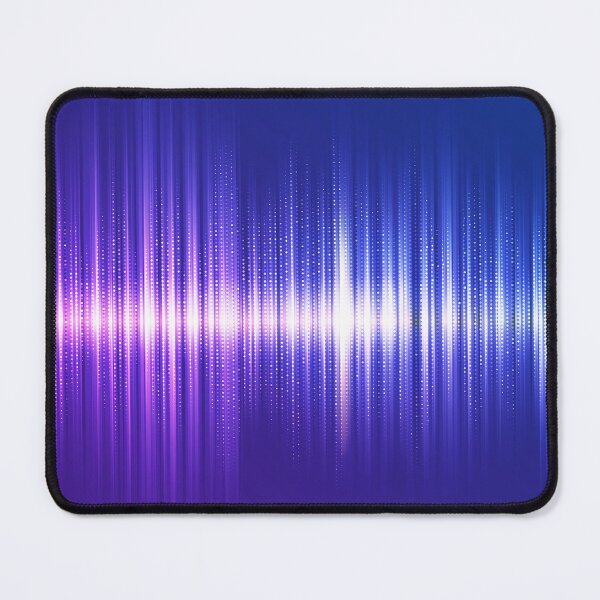 Item preview, digital blue-purple wave form, futuristic sound wave pattern designed and sold by NiamLab.