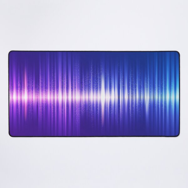 Item preview, digital blue-purple wave form, futuristic sound wave pattern  designed and sold by NiamLab.