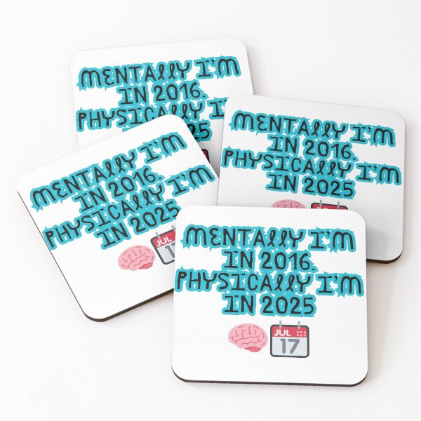 Item preview, Mentally in 2016, Physically in 2025 – Nostalgia Meme Tee designed and sold by Design1988.