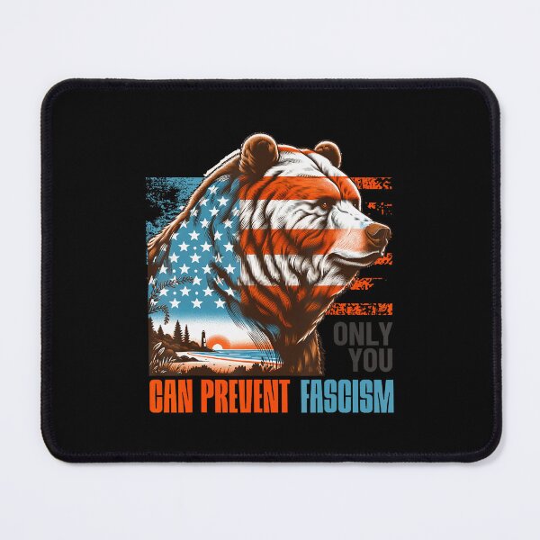 Item preview, Only You Can Prevent Fascism Flag designed and sold by GrulkeNedrow.