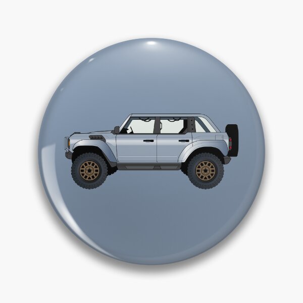 Item preview, Topless Bronco Raptor - Silver Metallic - Left designed and sold by BlueSkyTheory.