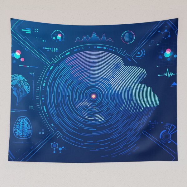 Item preview, healthcare technology telemedicine, MRI brain scan interface neurology element designed and sold by NiamLab.