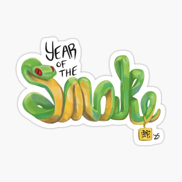 Year of the Snake Sticker