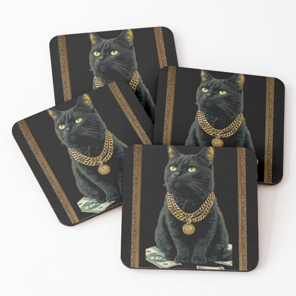 Item preview, Millionaire Cat Painting designed and sold by AlyMouk.