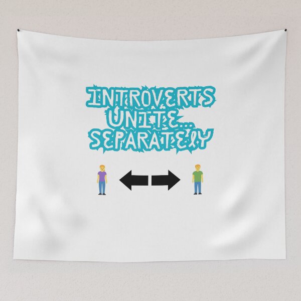 Item preview, Introverts Unite… Separately – Social Anxiety Tee designed and sold by Design1988.