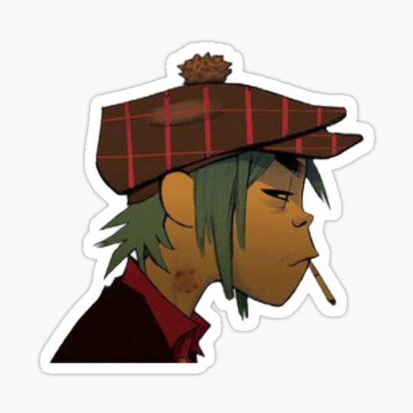 Artikel-Vorschau von Murdoc Niccals-Aufkleber (Gorillaz), designt und verkauft von NeedPosters?.