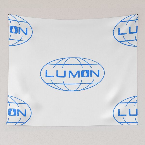 Item preview, lumon logo blue and white designed and sold by crestfallenmermaid.