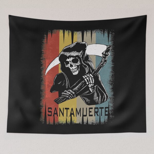 Item preview, Santa Muerte Retro For Men designed and sold by MOHAMED FRASER.