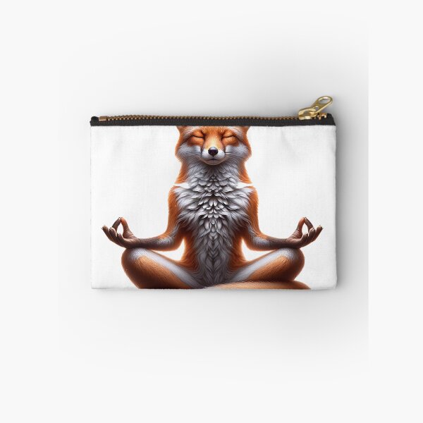 Item preview, Good Vibes Fox Art | Zen Meditation Fox Design | Mindfulness Positivity Quote | Pacific NW Gear Co designed and sold by PacificNWGearCo.