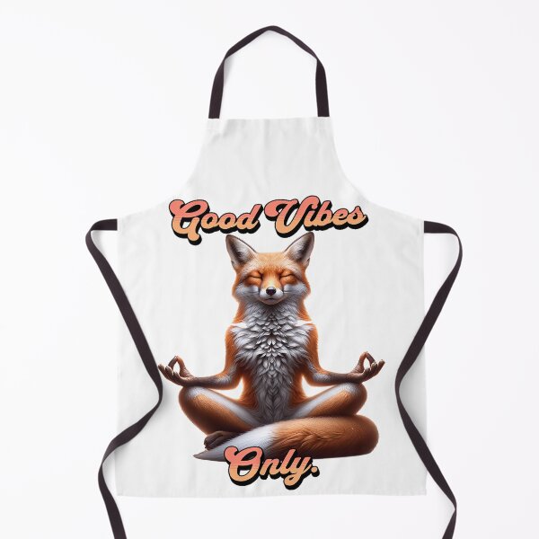 Item preview, Good Vibes Fox Art | Zen Meditation Fox Design | Mindfulness Positivity Quote | Pacific NW Gear Co designed and sold by PacificNWGearCo.