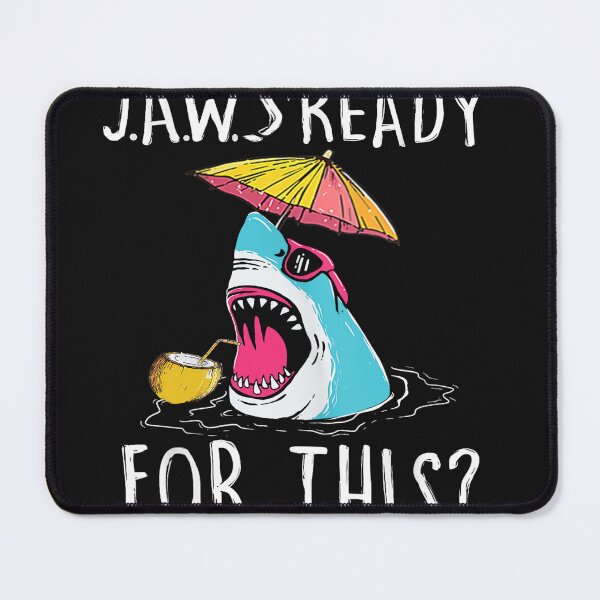 Item preview, JAW Funny Ready For This Art Shark Lover Graphic Summer designed and sold by MOHAMED FRASER.