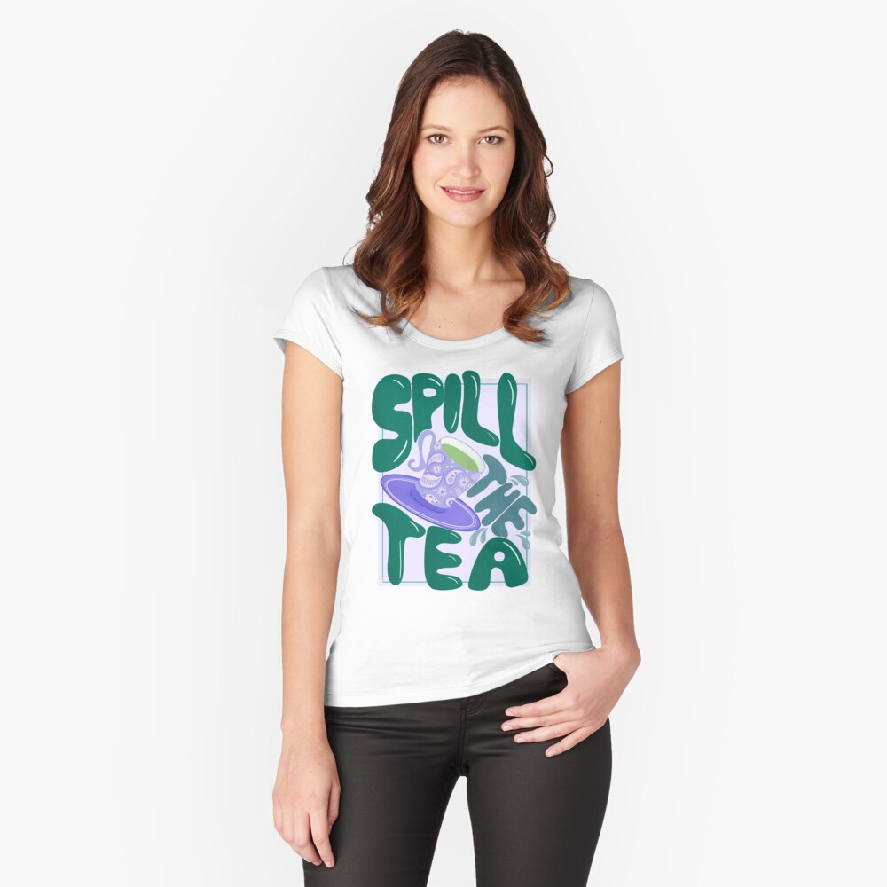 Item preview, Fitted Scoop T-Shirt designed and sold by cynhaller.