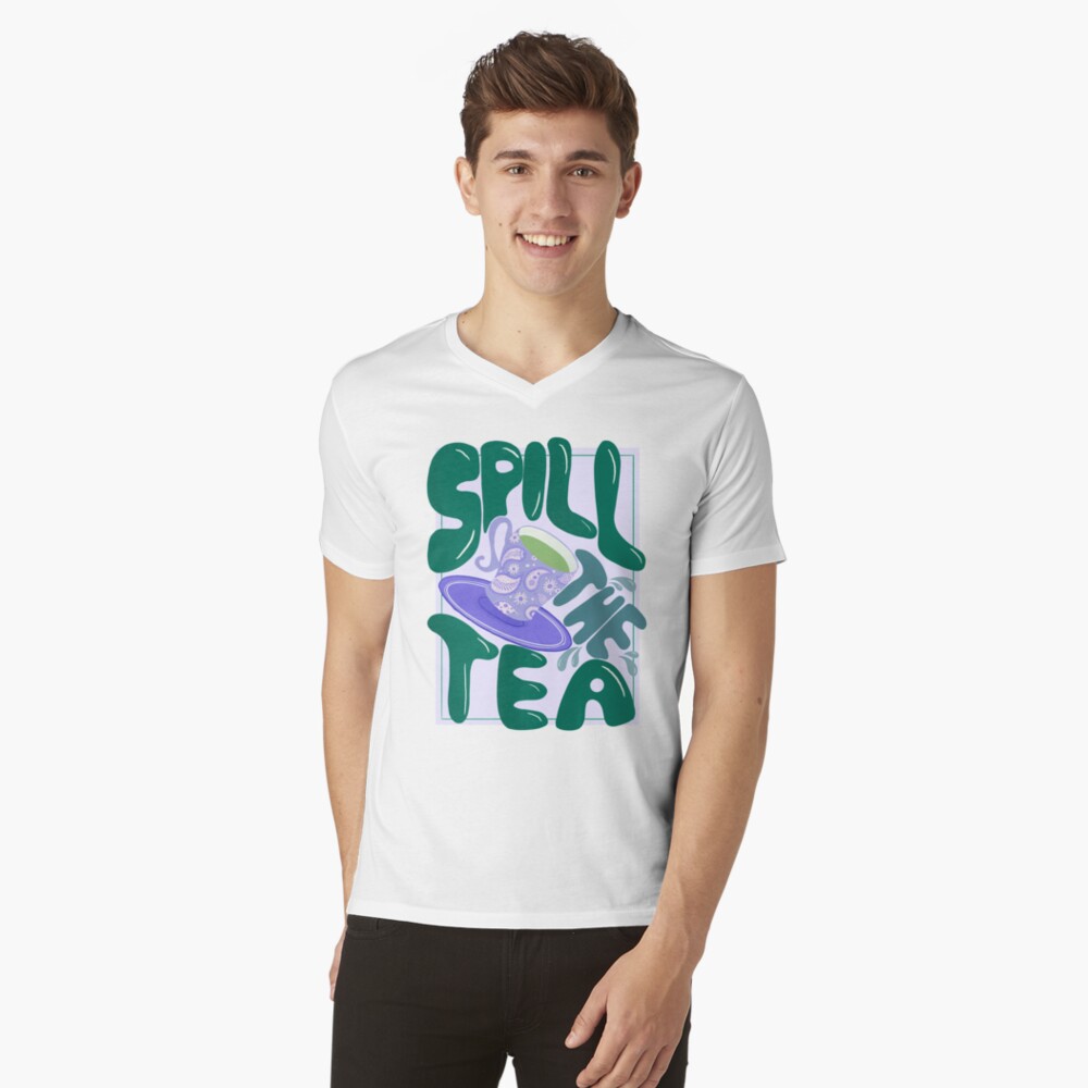 Item preview, V-Neck T-Shirt designed and sold by cynhaller.
