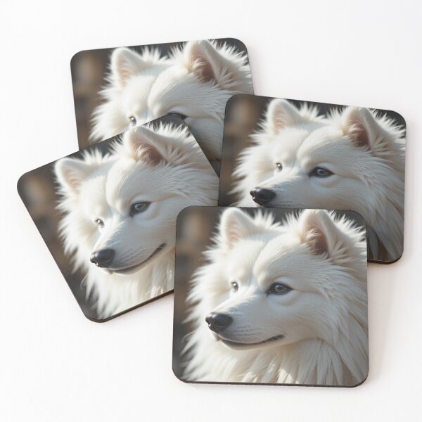 Item preview, fluffy white dog designed and sold by InezPhotography.