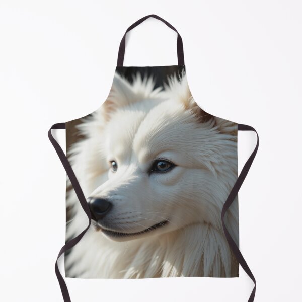 Item preview, fluffy white dog designed and sold by InezPhotography.