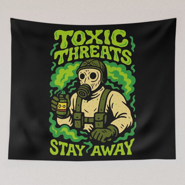 Item preview, Zloy's Toxic Threats: Keep Out! - Tacticool Lethal Danger Zone designed and sold by zzz888.