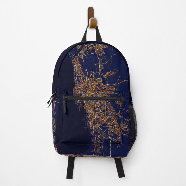 Item preview, Jeddah Makkah Saudi Arabia Map - City At Night designed and sold by deMAP.