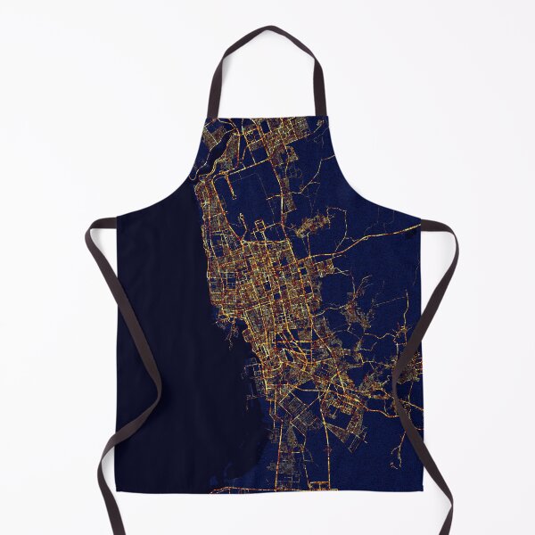 Item preview, Jeddah Makkah Saudi Arabia Map - City At Night designed and sold by deMAP.