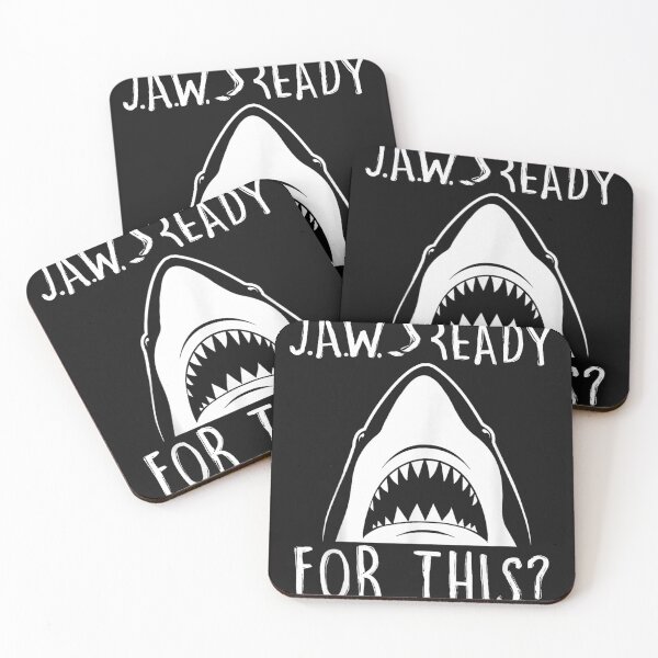 Item preview, Men Women JAW Funny Ready For This Art Shark Lover Graphic Summer designed and sold by MOHAMED FRASER.