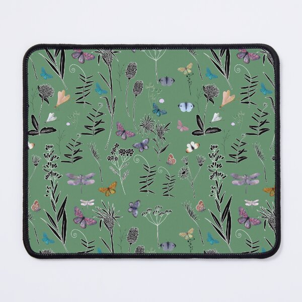 Item preview, wildflowers in green  designed and sold by Navitaloves.