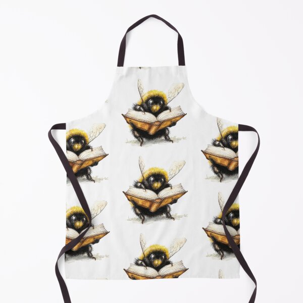 Item preview, Artistic Bee Reading Illustration for Educational Themes designed and sold by Anastasiia Yurevych.