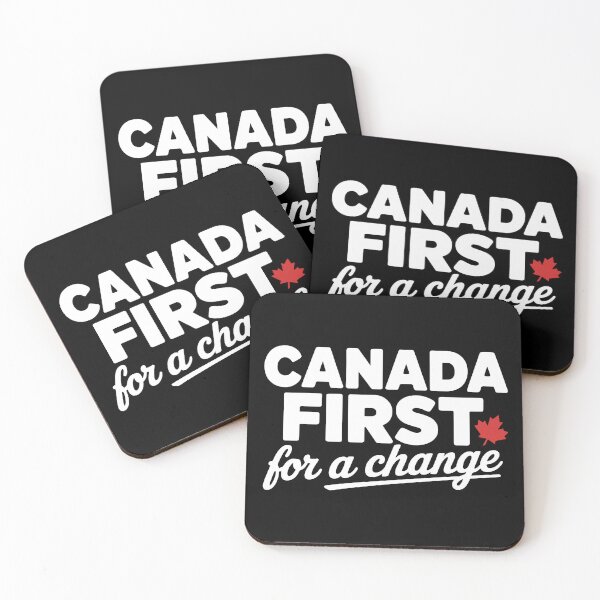 Item preview, Canada First For A Change - Bold Patriotic Canadian Design - Canada Freedom Movement designed and sold by Eh Plus Designs.