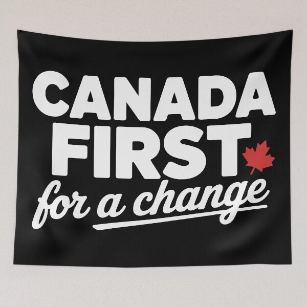Item preview, Canada First For A Change - Bold Patriotic Canadian Design - Canada Freedom Movement designed and sold by Eh Plus Designs.