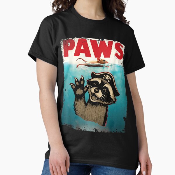 Item preview, Vintage Raccoon Fun PAW!S Parody Raccoon Funny Pirate Chasing Mouse designed and sold by MOHAMED FRASER.