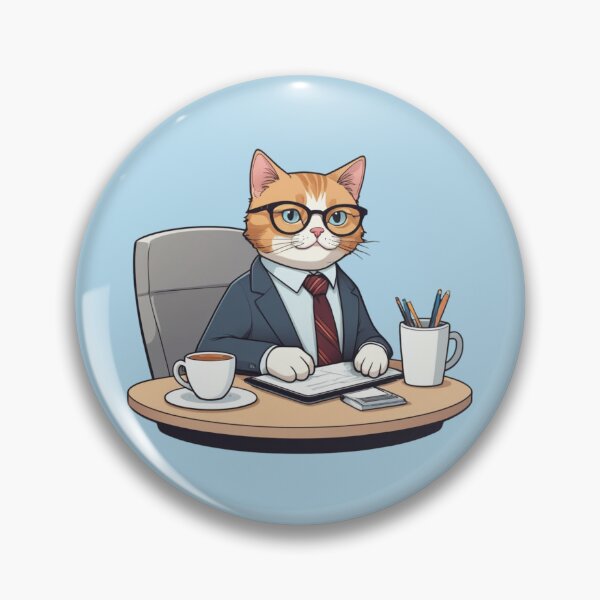 Aperçu de l'œuvre Chat de bureau – Paresseux mais mignon créée et vendue par Babayaa.