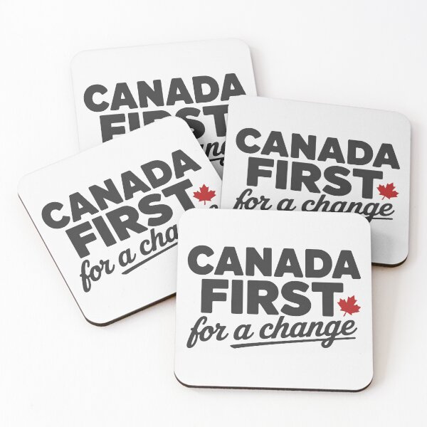 Item preview, Canada First For A Change - Bold Patriotic Canadian Design - Canada Freedom Movement designed and sold by Eh Plus Designs.