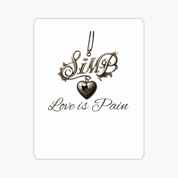 Simp Sticker
