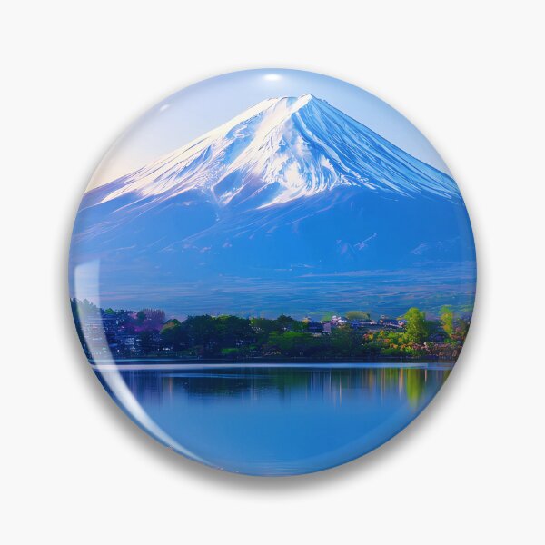 Item preview, Flowers blooming with mount Fuji designed and sold by PattaZone.