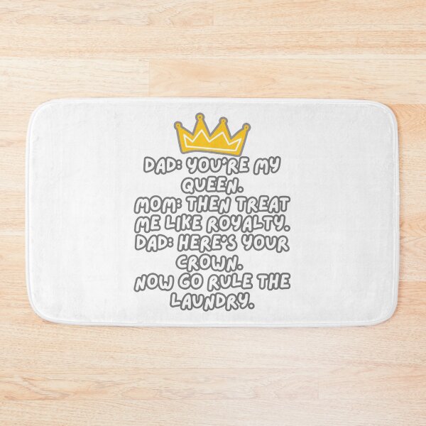 Item preview, Queen of the Laundry | Funny Dad and Mom Quote designed and sold by PING 999 STUDIO.