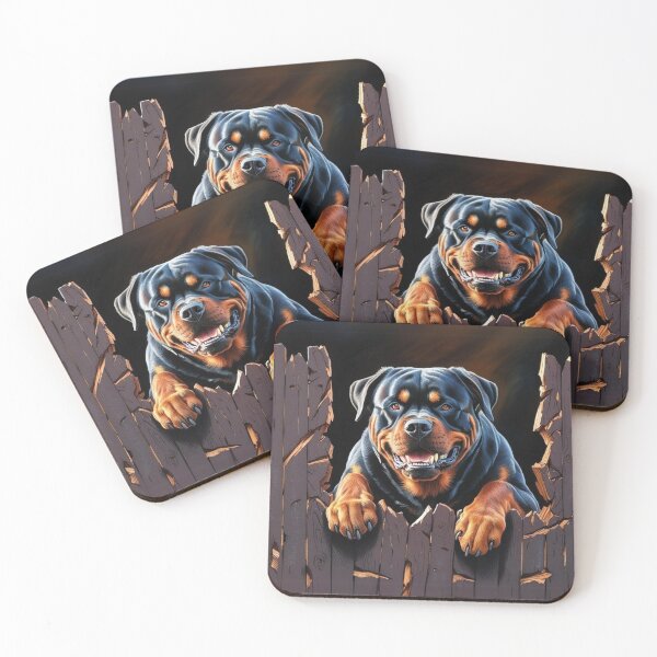 Item preview, Rottweiler Protector – Strength and Loyalty Illustrated designed and sold by All Creative Designer.