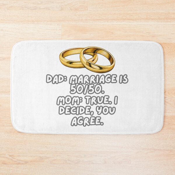 Item preview, Marriage Math | Funny Mom & Dad Quote designed and sold by PING 999 STUDIO.