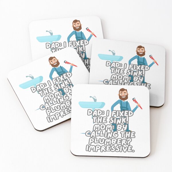 Item preview, I Fixed the Sink | Funny Dad & Mom Quote designed and sold by RvinJo8.