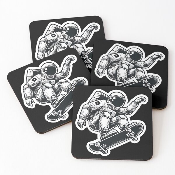 Item preview, Skateboarding Astronaut designed and sold by PinUpPizzazz.
