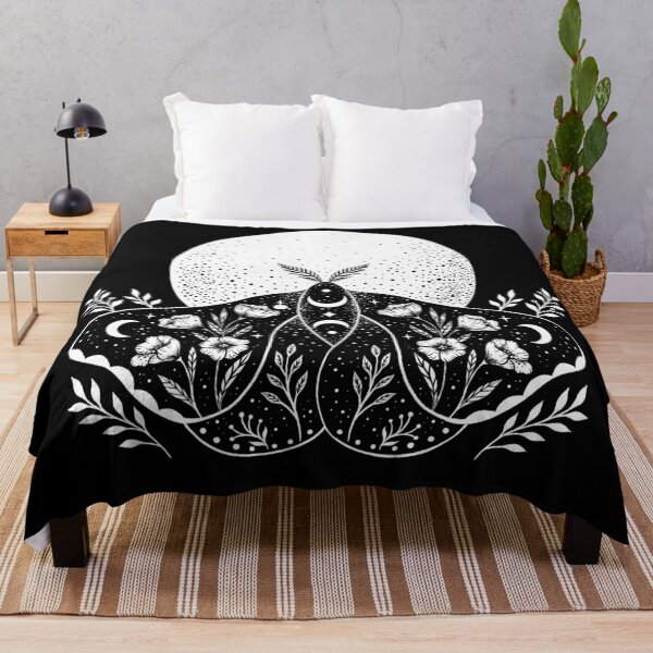 Item preview, Luna and Moth - Black designed and sold by episodicDrawing.