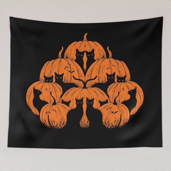 Item preview, Pumpkin Cat designed and sold by episodicDrawing.