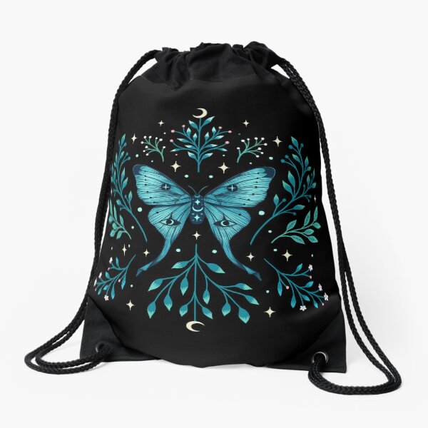 Aperçu de l'œuvre Papillon de lune mystique - Turquoise créée et vendue par episodicDrawing.