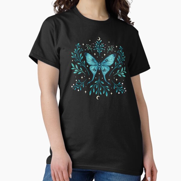 Aperçu de l'œuvre Papillon de lune mystique - Turquoise créée et vendue par episodicDrawing.