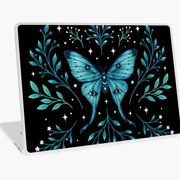 Aperçu de l'œuvre Papillon de lune mystique - Turquoise créée et vendue par episodicDrawing.