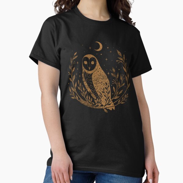 Item preview, Owl Moon- Gold designed and sold by episodicDrawing.